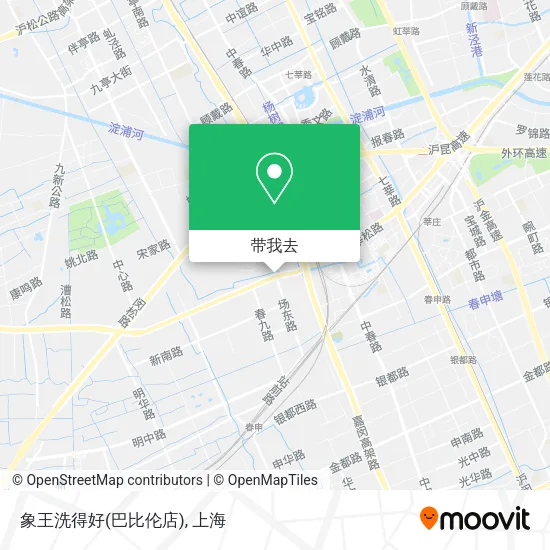 象王洗得好(巴比伦店)地图