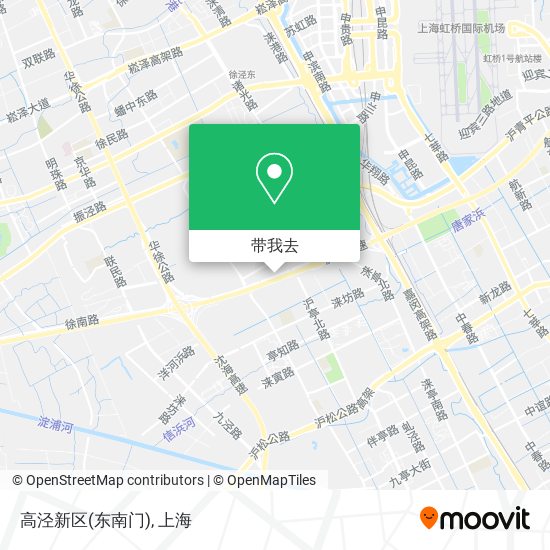 高泾新区(东南门)地图