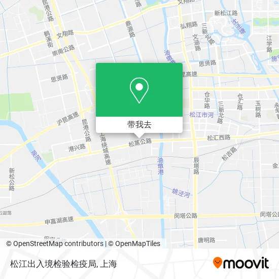 松江出入境检验检疫局地图