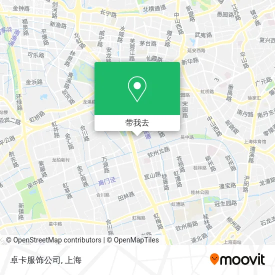 卓卡服饰公司地图
