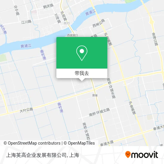 上海英高企业发展有限公司地图