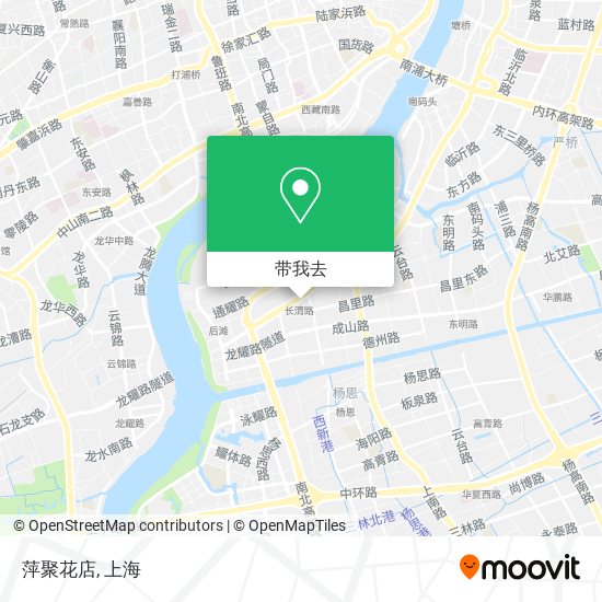 萍聚花店地图