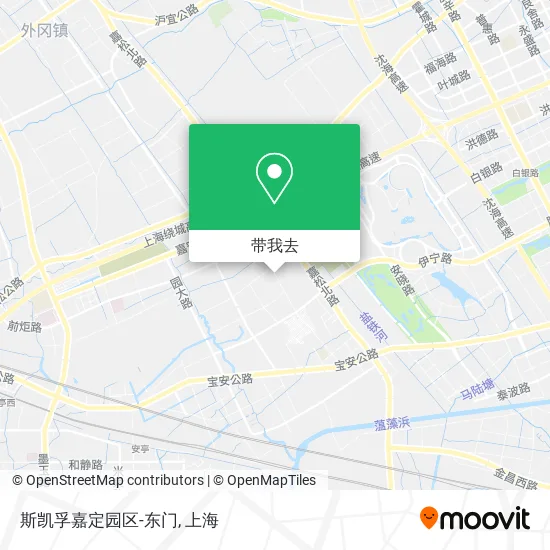 斯凯孚嘉定园区-东门地图