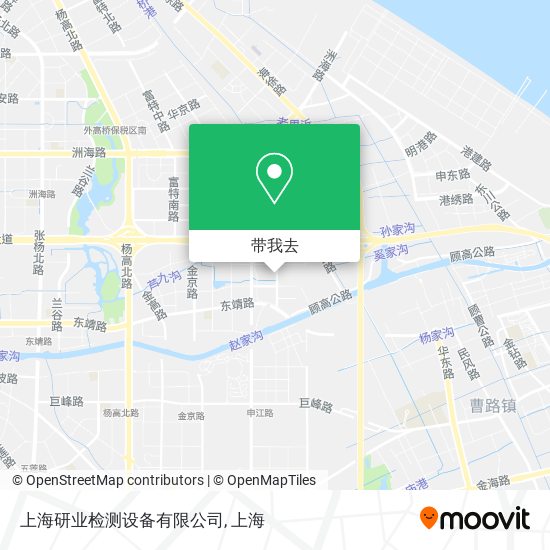 上海研业检测设备有限公司地图