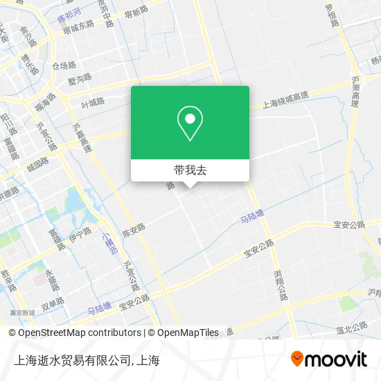 上海逝水贸易有限公司地图