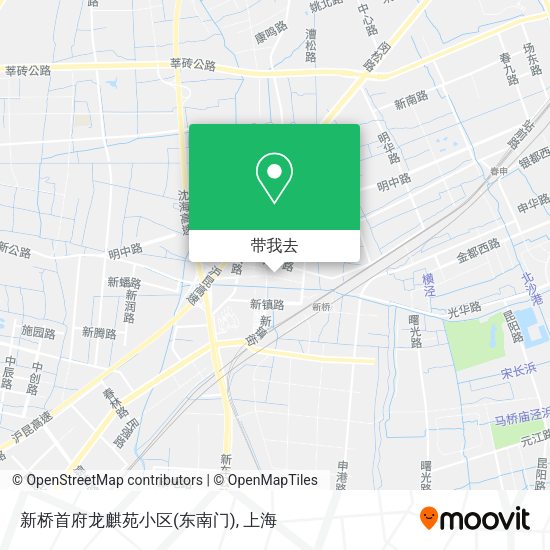 新桥首府龙麒苑小区(东南门)地图
