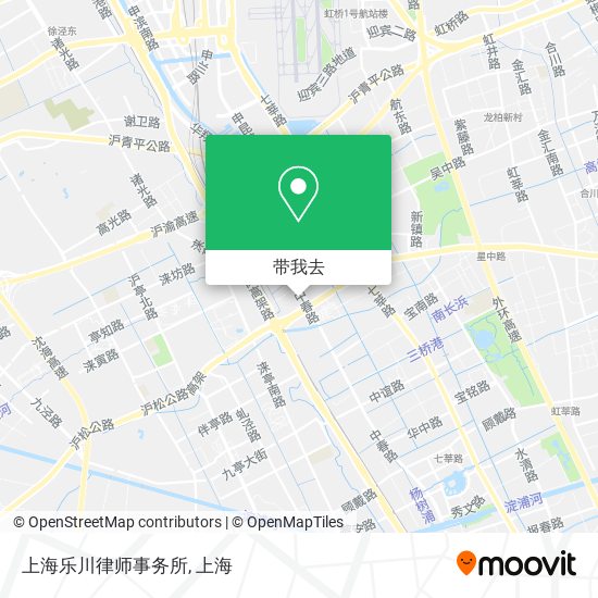 上海乐川律师事务所地图