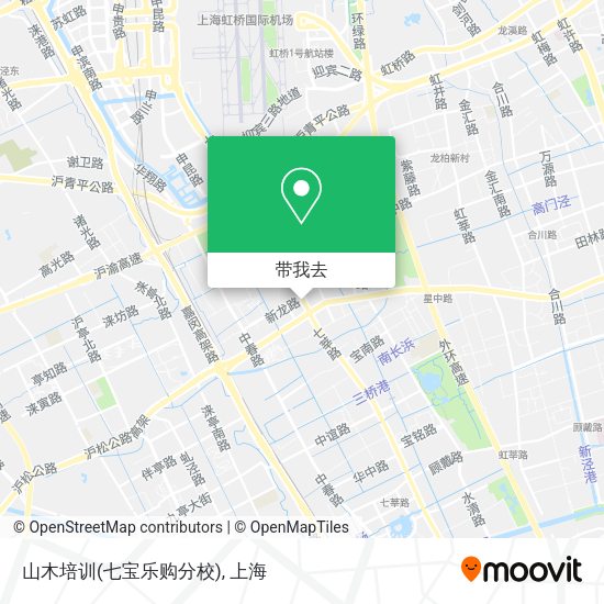 山木培训(七宝乐购分校)地图