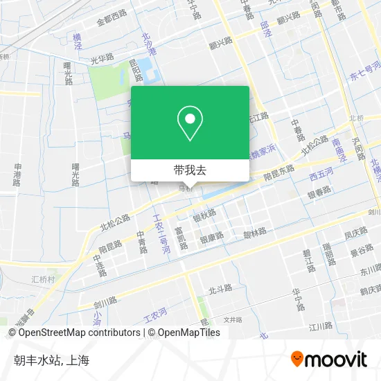 朝丰水站地图