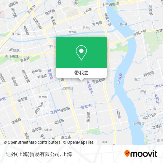 迪外(上海)贸易有限公司地图