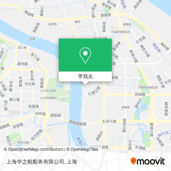 上海华之航船务有限公司地图