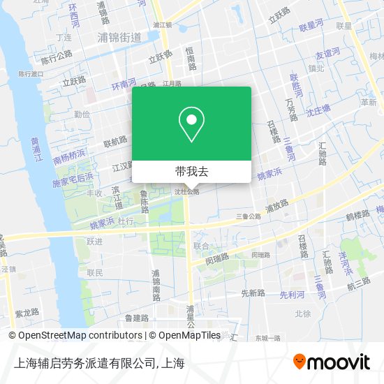 上海辅启劳务派遣有限公司地图