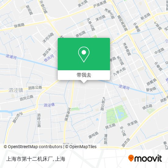 上海市第十二机床厂地图