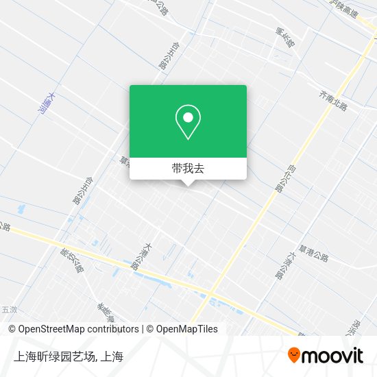 上海昕绿园艺场地图