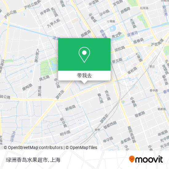 绿洲香岛水果超市地图