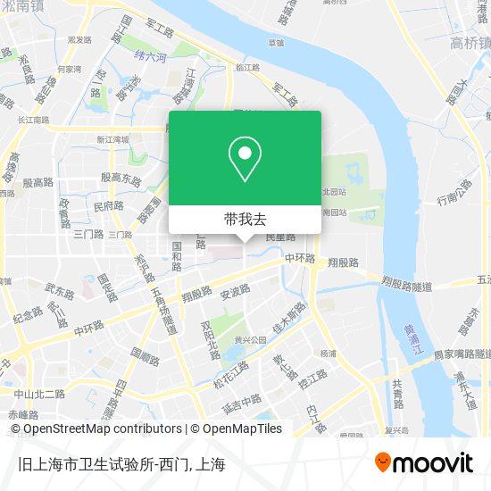 旧上海市卫生试验所-西门地图
