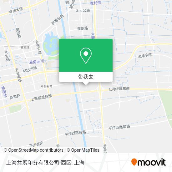 上海共展印务有限公司-西区地图