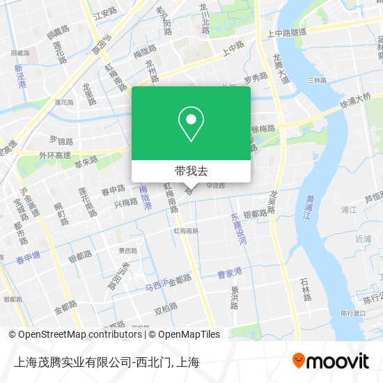 上海茂腾实业有限公司-西北门地图