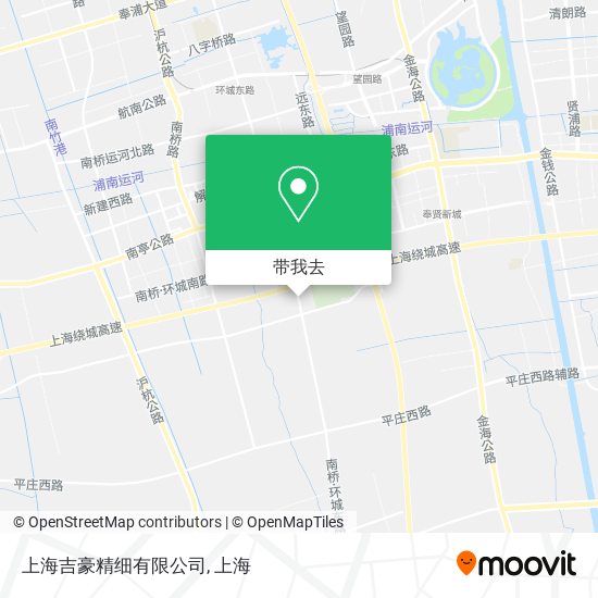 上海吉豪精细有限公司地图