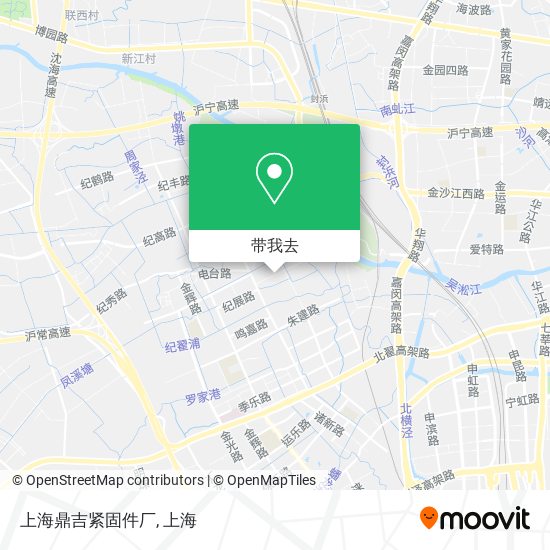 上海鼎吉紧固件厂地图