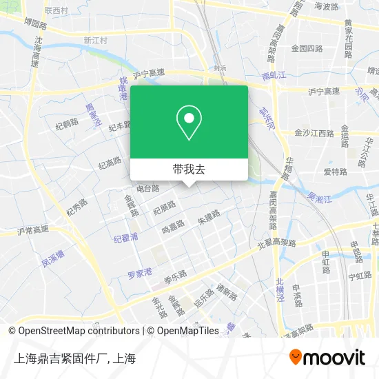 上海鼎吉紧固件厂地图