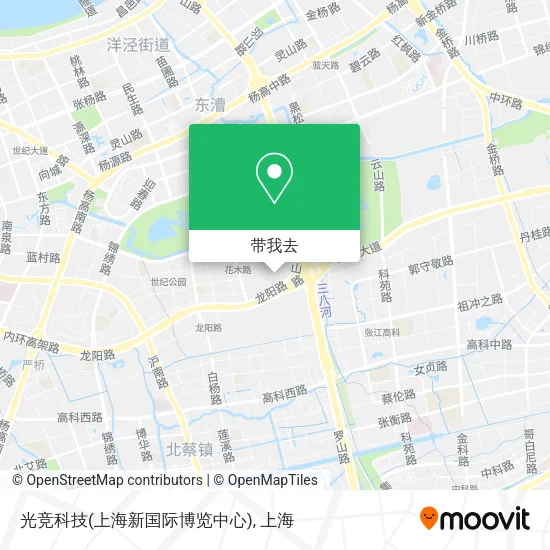 光竞科技(上海新国际博览中心)地图