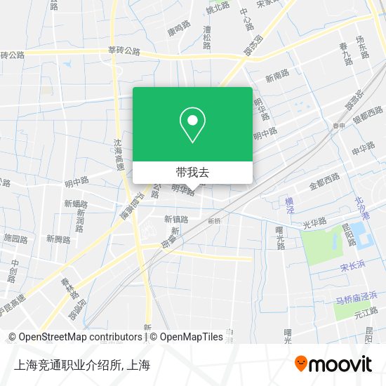 上海竞通职业介绍所地图