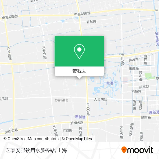 艺泰安邦饮用水服务站地图