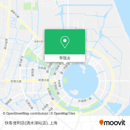快客便利店(滴水湖站店)地图