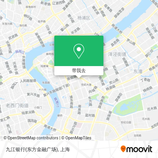 九江银行(东方金融广场)地图