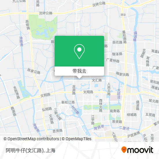 阿明牛仔(文汇路)地图