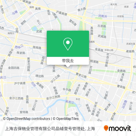 上海吉保物业管理有限公司晶铺壹号管理处地图