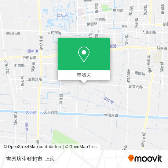 吉园坊生鲜超市地图