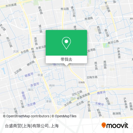 台盛商贸(上海)有限公司地图