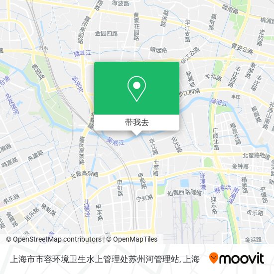 上海市市容环境卫生水上管理处苏州河管理站地图