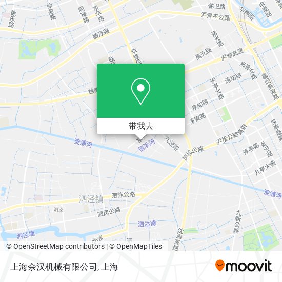上海余汉机械有限公司地图