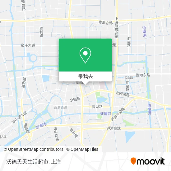 沃德天天生活超市地图