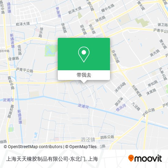 上海天天橡胶制品有限公司-东北门地图