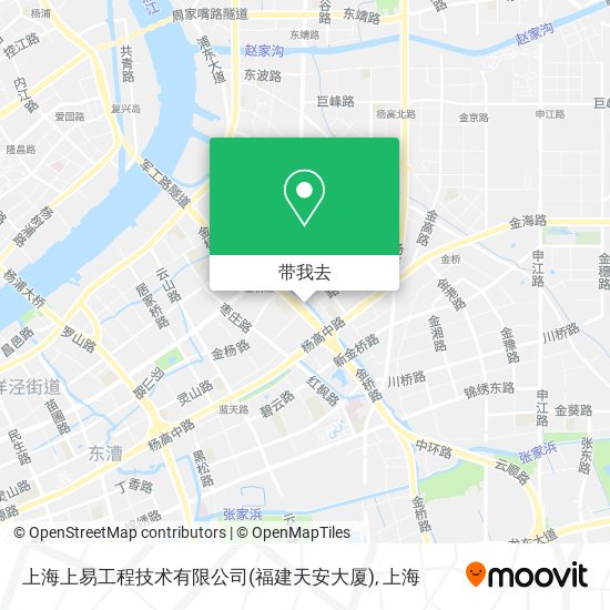 上海上易工程技术有限公司(福建天安大厦)地图