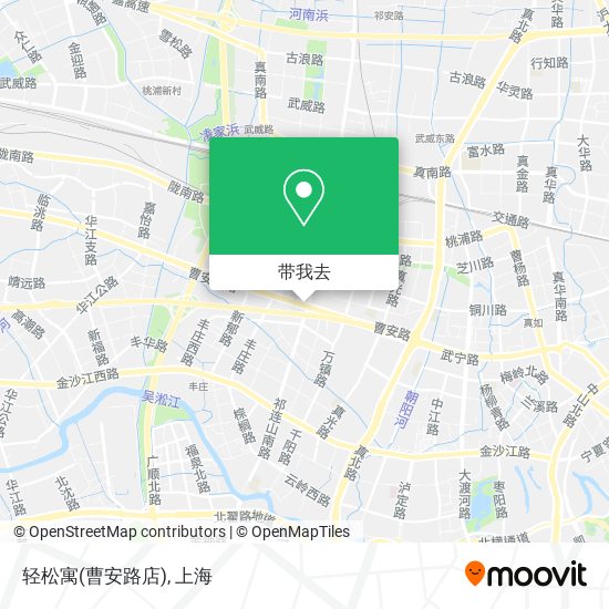 轻松寓(曹安路店)地图