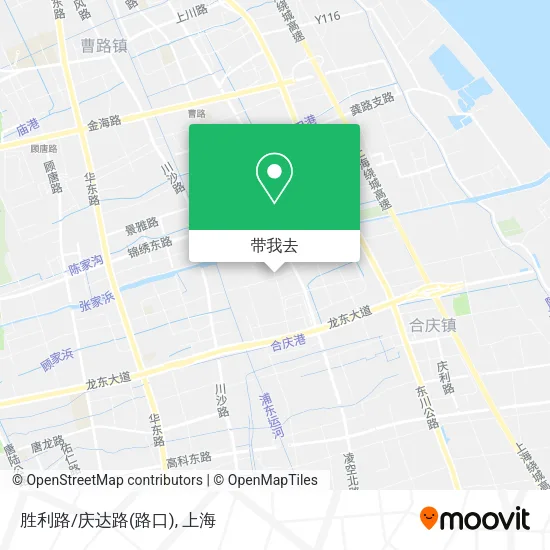 胜利路/庆达路(路口)地图