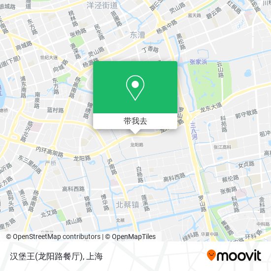 汉堡王(龙阳路餐厅)地图