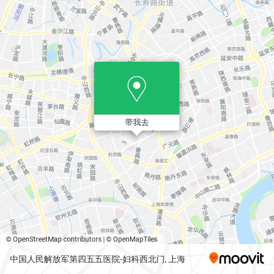中国人民解放军第四五五医院-妇科西北门地图