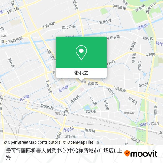 爱可行国际机器人创意中心(中冶祥腾城市广场店)地图