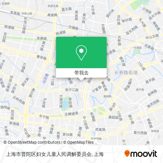 上海市普陀区妇女儿童人民调解委员会地图