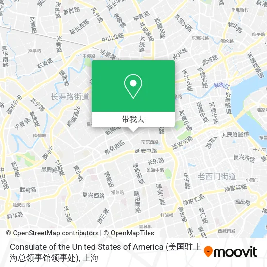 Consulate of the United States of America (美国驻上海总领事馆领事处)地图