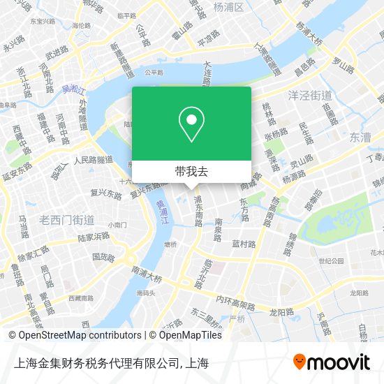 上海金集财务税务代理有限公司地图