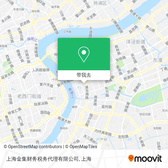 上海金集财务税务代理有限公司地图