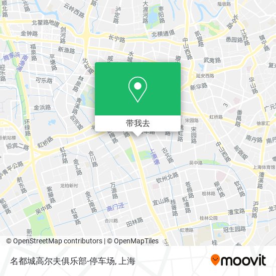 名都城高尔夫俱乐部-停车场地图