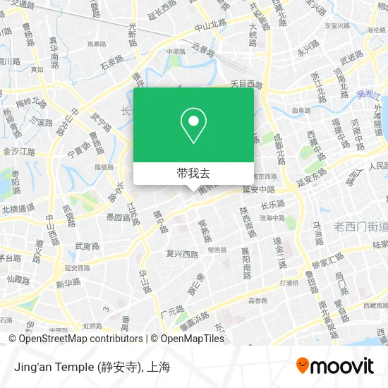 Jing'an Temple (静安寺)地图